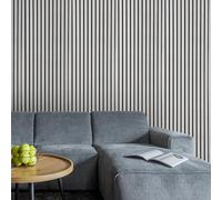 Fuse Acoustic Wooden Wall Panel in Concrete Effect, 240cm x 60cm (2 Pack)