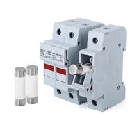 Fuse Base RT18-32X Thick Copper Guide Rail Fuse Strip Light 1P 2P 3P 4P with Indicator Rail Mount 380V 32A 63A(32A 3P)