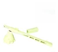 Fuse Bead Craft Pen Dispenser for 5mm Beads with Precision Tweezers - for pla DIY Art Tool for Kids & Adults - Green or Purple(Green)