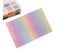 Fuse Bead Ironing Sheet - 30x20 Cm Rainbow Gradient Heat Transfer Pad | Reusable Bead Iron Mat for Рerler Beads Crafts | Non Stick Craft Sheet for Kids Adults DIY Art Use