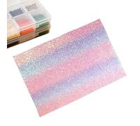 Fuse Bead Ironing Sheet - 30x20 Cm Rainbow Gradient Heat Transfer Pad | Reusable Bead Iron Mat for Рerler Beads Crafts | Non Stick Craft Sheet for Kids Adults DIY Art Use