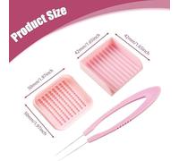 Fuse Bead Tray, Arts & Crafts Storage Organizer, 1.77x0.98x0.24 Inch Compact Sorting Accessory with, Practical Craft Tool with Modern Design, Ideal for Hobbyists, Makers, and Creative Wo