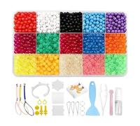 Fuse Beads, Glow in the Dark Set, DIY Craft Kit with Melting Beads by Water Adhesion | for Children, School, Crafts, Birthday, Play Area