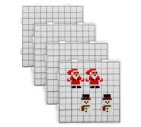 Fuse Beads Pegboards | Square Heat-Resistant Precision Mat,Fuse Beads Picking Mat for Kids | for Home School Classroom Kids Adults Teens Art Projects Beading