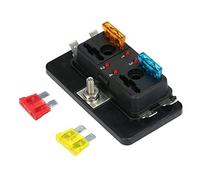 Fuse Box 4/6/10 Way Car Fuse Box Car Fuse Holder Truck Auto Blade Fuse Box Fuses for 32V ATO Standard Circuit Protected circuits (Color : 6 Way)