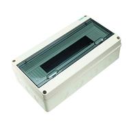 Fuse Box,Consumer Unit 365x195x110mm ABS Transparent Cover Power Distribution Protection Box For Circuit Breaker Indoor On The Wall 18 Way