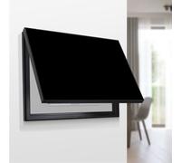 Fuse Box Cover Cabinet Circuit Breaker Panel Covers, Electrical Circuit Breaker Box Wall Panel Cover, Solid-colored Fuse Box Cover, Hide Meter Electric Meter Box(Black,40cmx30cm(15 3/4x11 3/4"))