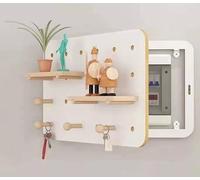 Fuse Box Cover Cabinet Decorative Lid Empty Decorative Painting Storage Shelf Meter Box Decorative Painting Creative Box Cabinet Circuit Breaker Panel Covers A,45x30cm