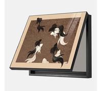 Fuse Box Cover Cabinet, Decorative Mural Distribution Box Decorative Painting Electrical Panel Cover Decorative, Indoor Electrical Meter Cover,007,50 * 40cm