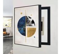 Fuse Box Cover Cabinet, Decorative Painting for Circuit Breaker Panel, Wall Mounted Electrical Box Decor, Stylish Home Interior, 30x40CM