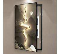 Fuse Box Cover Cabinet Decorative,Wall Mounted Hide Electrical Panel Cover Decorative,Painting Of Electricity Meter With Aluminum Alloy Frame For Home,Living Room Office(L,70cm*140cm(27.5 * 55.1IN))