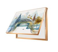 Fuse Box Cover Cabinet Electric Meter Box Decorative Mounted Electrical Panel Cover Hidden Painting Creative Removab,26,W19.7″xH27.5″