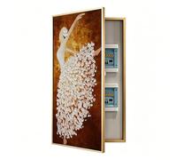 Fuse Box Cover Cabinet,Electric Wall Meter Mounted Indoor Outdoor Hiding Panels,Circuit Breaker Panel Decorative Painting,Poster Decorative Mural,Electric Box Decoration(D-L,70 * 140cm)