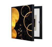 Fuse Box Cover Cabinet, Electrical Panel Cover Decorative Wall Mounted Hide Meter Electric Meter Box Decorative Painting(D,45X55CM/17.7x21.6in)