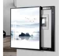 Fuse Box Cover Cabinet, Meter Box Decorative, Detachable Electric Meter Box Distribution Box Safe Switch Painting Hanging Decoration Hide Paintings(C,Left)