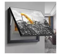 Fuse Box Cover Cabinet Mounted Hiding Panels Featuring Hydraulic Struts Conceal The Electricity Meter Living Room Television Wall(A,50x70cm)