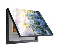 Fuse Box Cover Cabinet Multimedia Box Cover Box Flip Up Open Hide Electrical Panel Decoration Dining Room(A,50x40cm)