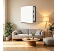 Fuse Box Cover Cabinet Solid Color Meter Box Cover Protective Lid, Wall Mounted Electric Panel Covers, Flip-Up Design Decorative Utility Box for Farmhouse/Home(White,60 x 70cm (23 5/8" x 27 1/2"))