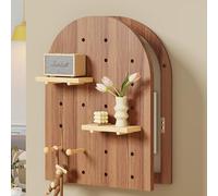 Fuse Box Cover Cabinet, Solid-colored Circuit Breaker Panel Covers, Electric Meter Box Decorative Painting, Simple Install, for Home Room Wall Decoration(Brown,40 * 70cm/15.7 * 27.6in)