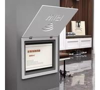 Fuse Box Cover Cabinet Wall Hanging Decorative Fuse Box Covers, 20 30 45 50 cm Punching PVC Electric Meter Box Cover, Living Room Wall Breaker Box Protective Lid(Style A,65x45cm (25 5/8"x17 3/4"))