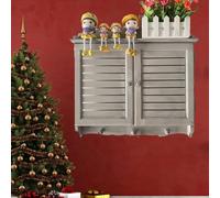 Fuse Box Cover Cabinet Wall Mounted Electric Meter Box Cover Cabinet, Shutter Door Breaker Box Cover Decorative, Fuse Box Cover for Hiding Electrical Panels/Routers,B,34x24CM /13.4x9.4