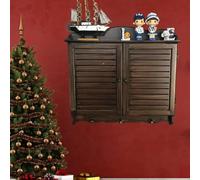 Fuse Box Cover Cabinet Wall Mounted Electric Meter Box Cover Cabinet, Shutter Door Breaker Box Cover Decorative, Fuse Box Cover for Hiding Electrical Panels/Routers,D,46.5x32.5CM /18.3X13