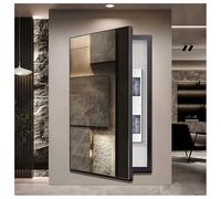 Fuse Box Cover, Decorative Electrical Panel Cover for Home or Office, Wall Mounted Hidden Circuit Breaker Cabinet, Modern Design 60x120cm