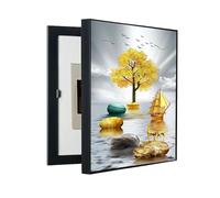 Fuse Box Cover - Decorative Painting for Electric Meter Box, Vertical Art for Corridor