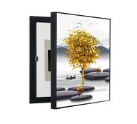 Fuse Box Cover - Decorative Painting for Electric Meter Box, Vertical Art for Corridor