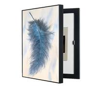 Fuse Box Cover Decorative Painting Vertical Electricity Distribution Box Decorative Paint Hide Electrical Panel Decoration Removable(F,35x45cm)