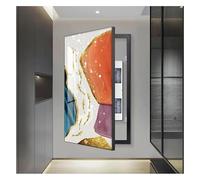 Fuse Box Cover，Distribution Box Decorative， Flip Meter Electrical Panel Hide Paintings Decoration Modern Creativity Distribution Box(Blue,70x140 cm(27.6x55.1 in))