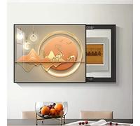 Fuse Box Cover, Electric Panel Decoration Box, Meter Cover Vertical Free Drilling Office Distribution Switch Hide Painting(A,55x45cm)