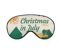 Fuse Christmas News Feed and CARD1 Sleep Masks Eye Cover Blackout with Adjustable Elastic Strap Night Blindfold for Women Men Yoga Travel Nap