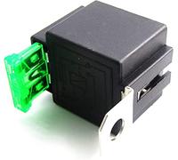 Fuse Electronic Relay Automotive Relays with Insurance Film Car Fuse for 4pin or 5pin DC 12V/24V 30A Waterproof Prewired(4pin 24v With Line)