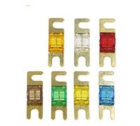 Fuse Gold Plated Stud Car Fuses Mini Car Stereo Audio AFS Fuse 20A 30A 40A 50A 60A 70A 80A 100A 125A 150A 32V Auto Fuse Fuses Hot Protected circuits (Color : 150a, Size : 1Pcs)
