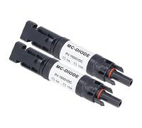 Fuse Holder Connector, Professional Anti-backflow IP68 Waterproof MCD 1000V Solar PV Connector Solar PV Fuse Holder for Solar Panel Connection Photovoltaic Systems (15A)