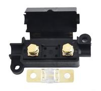 Fuse Holder for Midi Fuses, 40 Amps 32VDC with Heat-Shrinkable Accessories, Inline Fuse Box Base for Caravan X4, Dual Battery, Mar(80A Transparent)