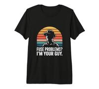 Fuse Problems I'm Your Guy Electrician Retro Premium T-Shirt