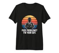 Fuse Problems I'm Your Guy Electrician Retro Premium T-Shirt