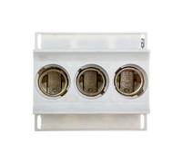 Fuse Socket for Rail 3P 63A D02 Weber LD02K63-3SS