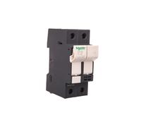 Fuse switch DF 2p 32A-dimensions TeSys DF102