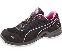 Puma Safety Fuse TC Pink Lightweight Ladies Lace up Safety Trainer Bla UK8 - EU42 - US9