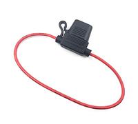 Fuse Waterproof Automotive Blade Inline Fuse Holder with Small Fuse Wire Harness and 16 AWG Wire Fuse Protected circuits