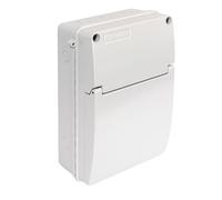 FuseBox A65E06MWH IP65 White Enclosure 6 Module with Busbar, N Cable and Acc Pack