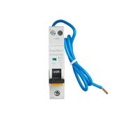 FuseBox Bidirectional Mini RCBO B Curve, 20A Single Pole + N Switched, 6kA 30mA Type A Circuit Breaker, RTAMB20BD Model, Surface Mount, Terminal Capacity 1-16mm²