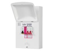 FuseBox EV32ABDZ EV Charger Distribution + 100A Main Switch, Type A 32A Bi-Directional Mini RCBO & T2 SPD