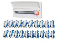 FuseBox F2020MX 20 Way T2 SPD Consumer Unit + 20 Type A Mini RCBOs