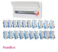FuseBox F2020MX 20 Way T2 SPD Consumer Unit + 20 Type A RCBOs