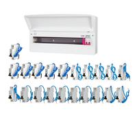 FuseBox F3021MZ 21 Way T2 SPD Consumer Unit + 21 Type A Bi-Directional Mini RCBOs