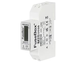 FuseBox KWH1M100 Three Phase Four Wire Din Rail Energy Meter,100A LCD Indication